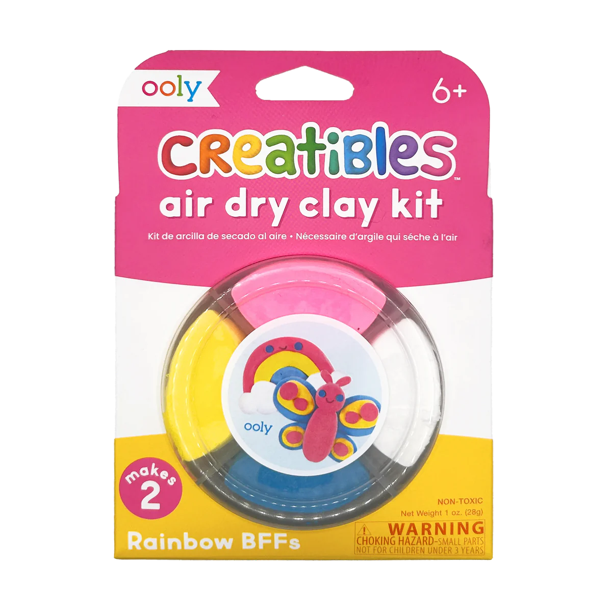 Creatibles Mini Air Dry Clay Kit - Rainbow BFFs